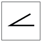 Symbol for an angularity specification