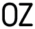 Symbol OZ, unspezifiziert versetzte Toleranzzone