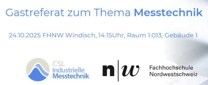Gastreferat zum Thema Messtechnik an der FHNW