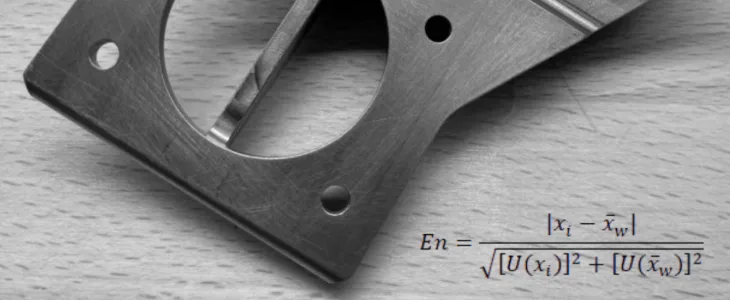 Werkstück des Ringvergleichs mit En-Formel